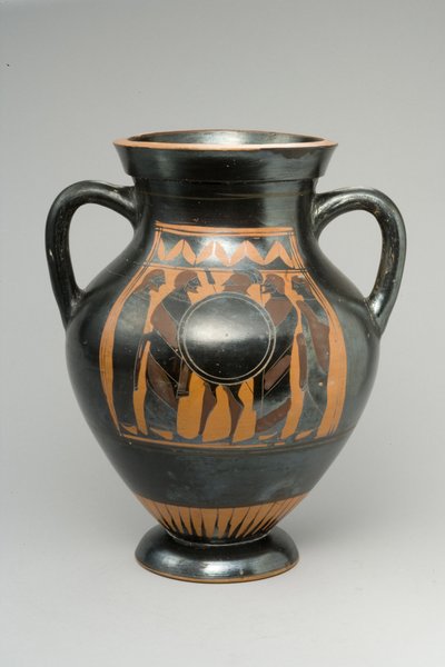 Schwarzfigurige Amphora, Mitte 6. Jahrhundert v. Chr. von Greek